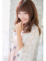 カノン(canon)&nbsp;【canon】眉ラインの厚めバングが可愛い☆ゆるセミディ