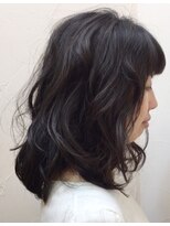 キー ヘアーアンドビューティーサロン(Kii hair&beauty salon) 大人っぽく暗めのローズ系カラー+ゆるふわセット