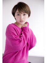 とろみグレージュショートボブ