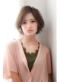 忙しい方にもオススメ！ショートにふわっとパーマ