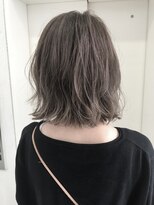 ヘアーデザイン シュシュ(hair design Chou Chou by Yone) スモーキーベージュ×抜け感切りっぱなしボブ♪