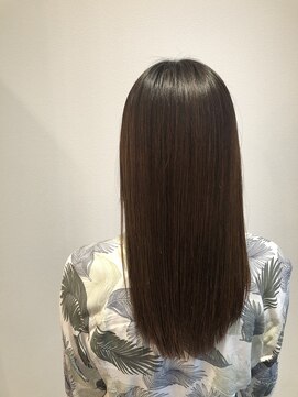 キー(KEY) サラサラロングストレート　厚めバング