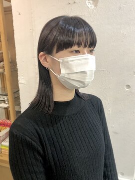 リッカ(RICCA) 【RICCA渡辺】前髪パッツンのマッシュカットバング