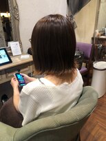 ヘアメイク フリンジ(HAIR MAKE FRINGE) 重めブラントボブ