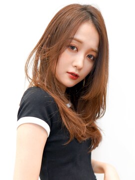 ラフィス ヘアー バース たまプラーザ店(La fith hair Bath) 【La fith】センターパート×セミロング