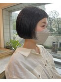 ぱつっとボブ