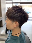 人気の王道ツーブロックマッシュ　<理容室>