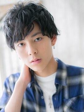 モッズヘアメン 名護大東店(mod's hair men) セミウエットくせ毛風ニュアンス束感こなれマッシュg名護大東