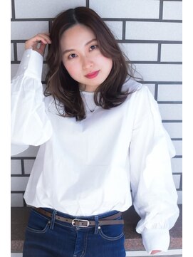 ヘアアンドビューティー ストーリア(hair&beauty STORIA) 【STORIA品川店】センターパートコテ巻き