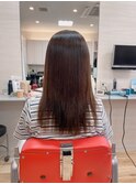 【髪質改善】ブラウンストレート