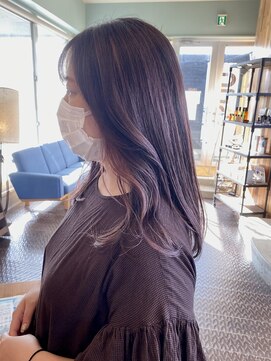 ヘアラウンジ アングゥ(hair lounge ungu) オトナセクションピンクカラー