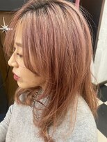 フリースタイル(Free Style)&nbsp;ピンクグレージュ×似合わせカット《筑西市フリースタイル》