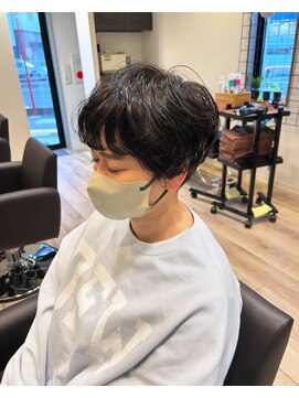 エモア(emore) ショートボブパーマ