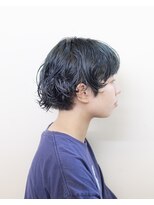 ルプラ ガーデン(le-pla garden)&nbsp;ダークグリーン#ダブルカラー＃切りっぱなしボブ＃ケアブリーチ