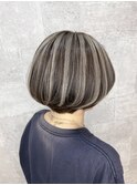 白髪ぼかしハイライト