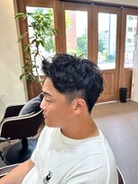 ポピイズ(POPPIES)&nbsp;メンズスタイル【アップバングパーマ】