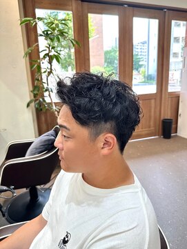 ポピイズ(POPPIES) メンズスタイル【アップバングパーマ】