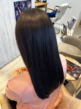 アンソル オブ リシェール(N'SOL of RICHAIR) 黒髪/ボブルフ/ネビージュ/小顔/ワンレン/南越谷/髪質改善/前髪