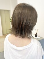 セイドット フクオカ(Say.FUKUOKA)&nbsp;【Say.福岡】切りっぱなしボブ×オリーブベージュ×透明感カラー