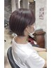 カット＋オーガニック根元カラー(白髪染めOK)+4stepトリートメント￥8250