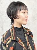 <くびれショートウルフレイヤーマッシュウルフカット30代40代2