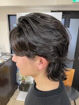 松本平太郎美容室 大宮店 フェザーパーマウルフ/30代40代50代60代