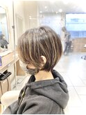 ハイライト×ショートボブ【Ash大泉学園　横山】