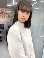 ロンド マーレ 天神大名店(Lond mare)&nbsp;梶原指名　ウルフ/デジタルパーマ/チェリーブラウン