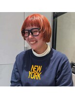 ベック(BECK)&nbsp;レイヤーボブ/ミニボブ/オレンジベージュ