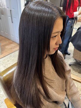 ヘアーワークス ヘルム 渋谷店(HAIR WORKS HELM) ( HELM)縮毛矯正 酸熱ストレート☆