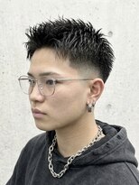 ヘッドストック 大和八木店(HEAD STOCK)&nbsp;フェードテーパーフェードルーズショートベリーショートメンズ