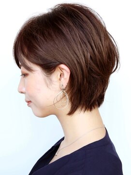 フラット 中山店(flat) 耳かけステキなショートボブスタイル[中山駅]