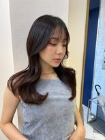 ロンドアベニール 北千住(Lond avenir)&nbsp;ミルクティーベージュ/レイヤーボブ韓国巻き顔周りカット/北千住