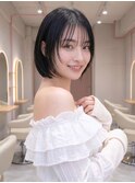 錦糸町/顔周り/レイヤーカット/髪質改善/ショートボブ
