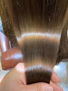 アトリエ イニシェ アミ(ATELIER INITIE ami)の写真/うるツヤ髪へ☆高濃度水素ケアでダメージ補修！パーマもカラーもデダメージレスに◎