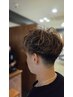 『メンズ限定』カット+パーマ+ミルボン2STEPトリートメント