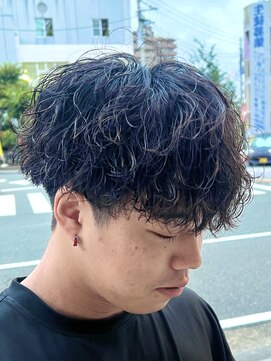 コハク(COHAQ BEAUTY AND RESORT) 波巻きスパイラルパーマ/メンズパーマ/メンズカット/
