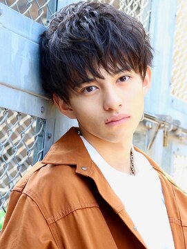 ネイビー(NAVY) シャープな束感！スパイシーショート