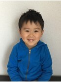 春の男の子さっぱり♪カット