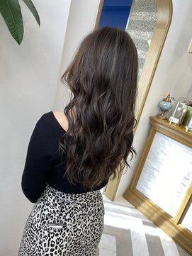 ロンドアベニール 北千住(Lond avenir) おしゃれハイライト☆カーキアッシュ　西田大樹