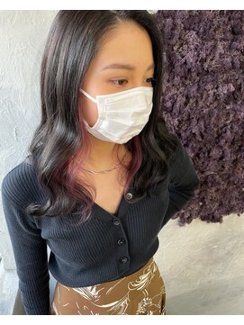 ヘアスタジオニコ(hair studio nico...) インナーカラー★pinkviolet