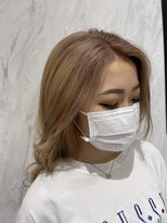 リー 京橋(Lee)&nbsp;【Lee京橋】 ダブルカラー×ホワイトベージュ