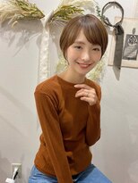 メモリーズ 銀座(Memories)&nbsp;ショートボブ/マロンベージュ/Aライン/かきあげ/前髪［銀座駅］