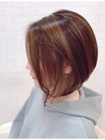 リップソウル(RIP SOUL)&nbsp;《リップソウル》前下がりボブ☆ハイライトカラー