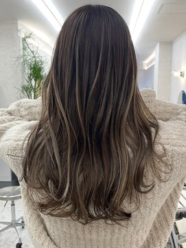 キノ(kino) ミルクティハイライトロングコントラストハイライト