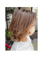 アオゾラヘアー フジサキグウ(AOZORA HAIR FUJISAKIGU) ハイライト