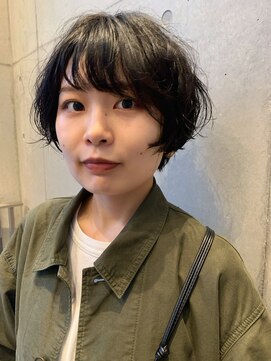 アスティブランシュ(Asti blanche) くしゃっとニュアンスショートパーマ