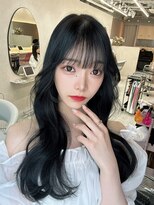 ラルムバイシー 新宿(LARME by Sea)&nbsp;☆韓国ロングヘア×ブルーブラック☆