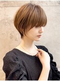 丸み美人ショート