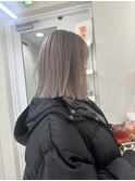 イメチェン◎ペールベージュ大人ガーリーハッシュカット